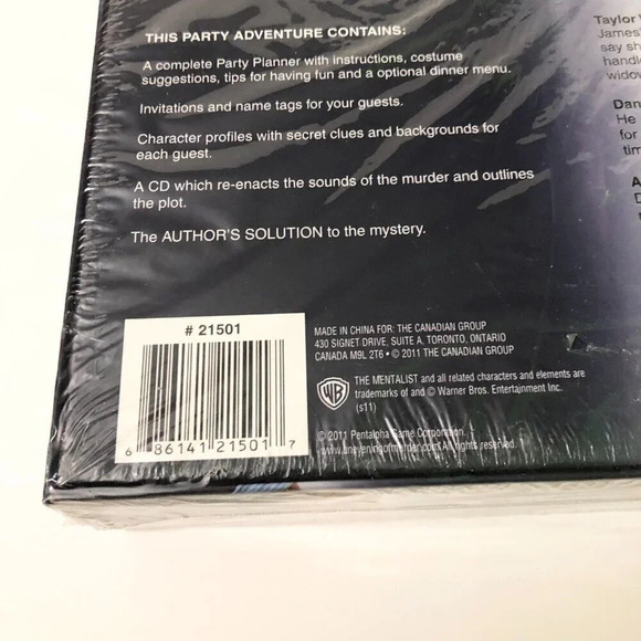 The Mentalist Mystery Game  Red Moon Uprising Party of 8 Game - Picture 10 of 11